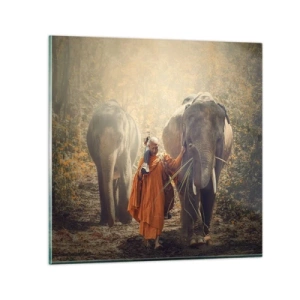 Glasbild - Bild auf glas - Volles Verständnis - 50x50 cm