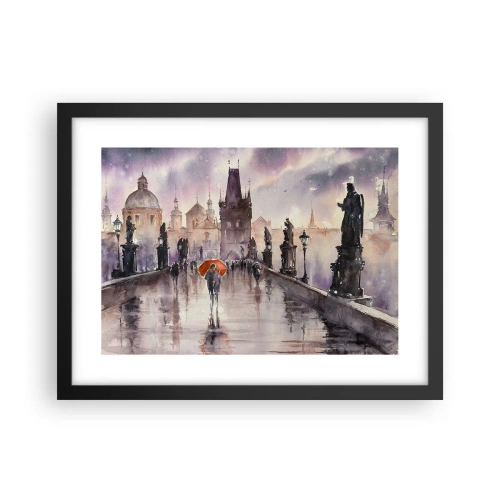 Poster in einem schwarzem Rahmen - Leute verändern sich nicht - 40x30 cm