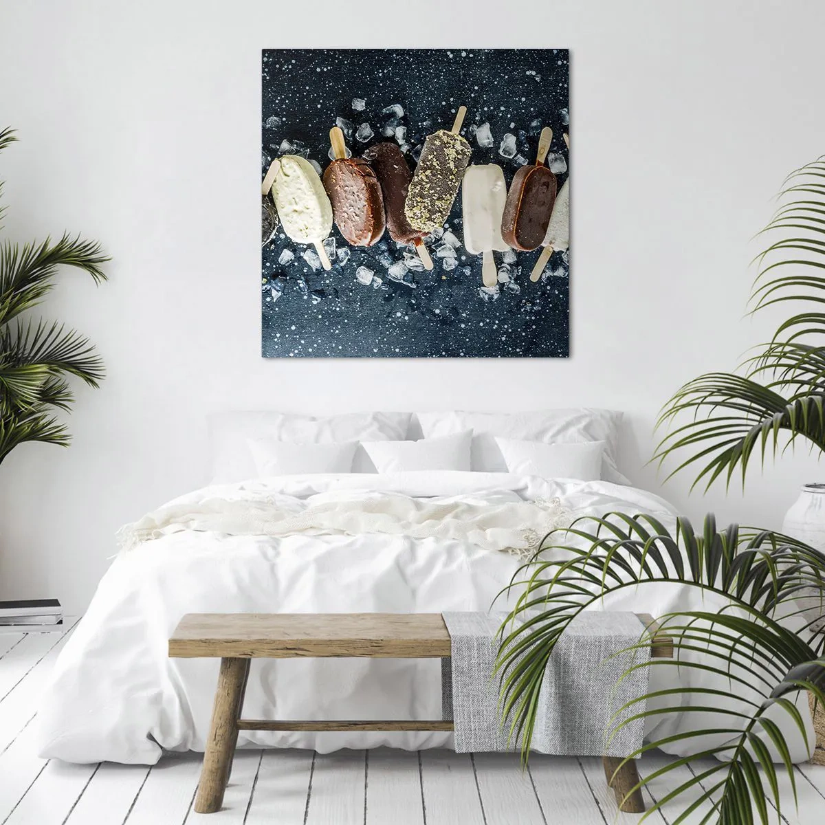 Bild auf Leinwand - Leinwandbild - Geschmack des heißen Sommers - 40x40 cm