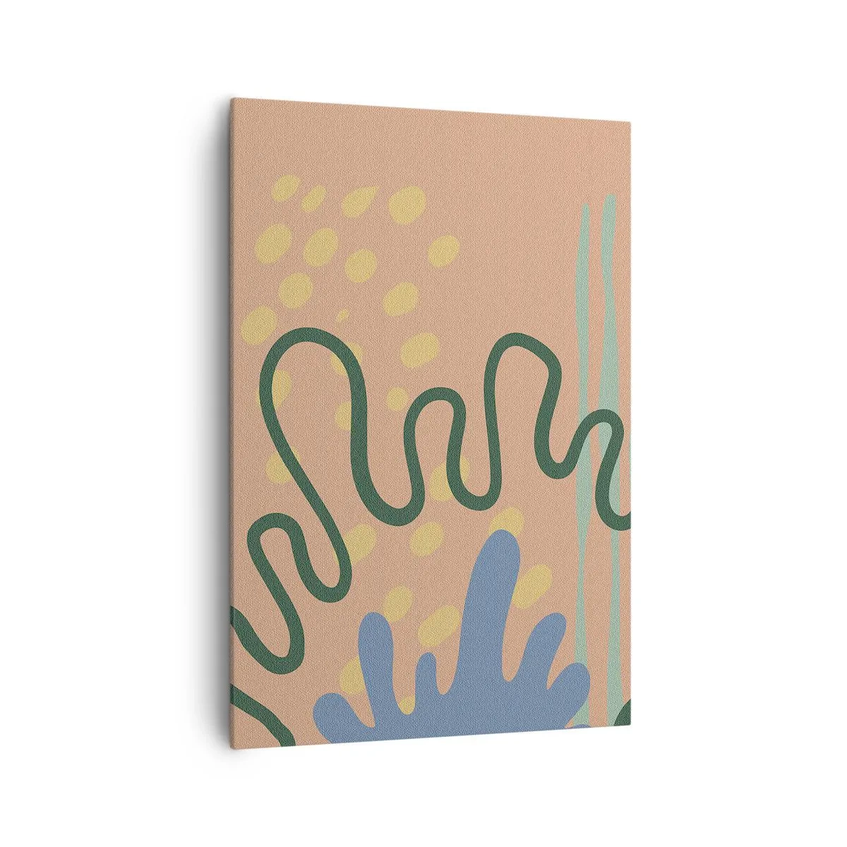 Bild auf Leinwand - Leinwandbild - Abstraktion: Vielfalt der Natur - 70x100 cm