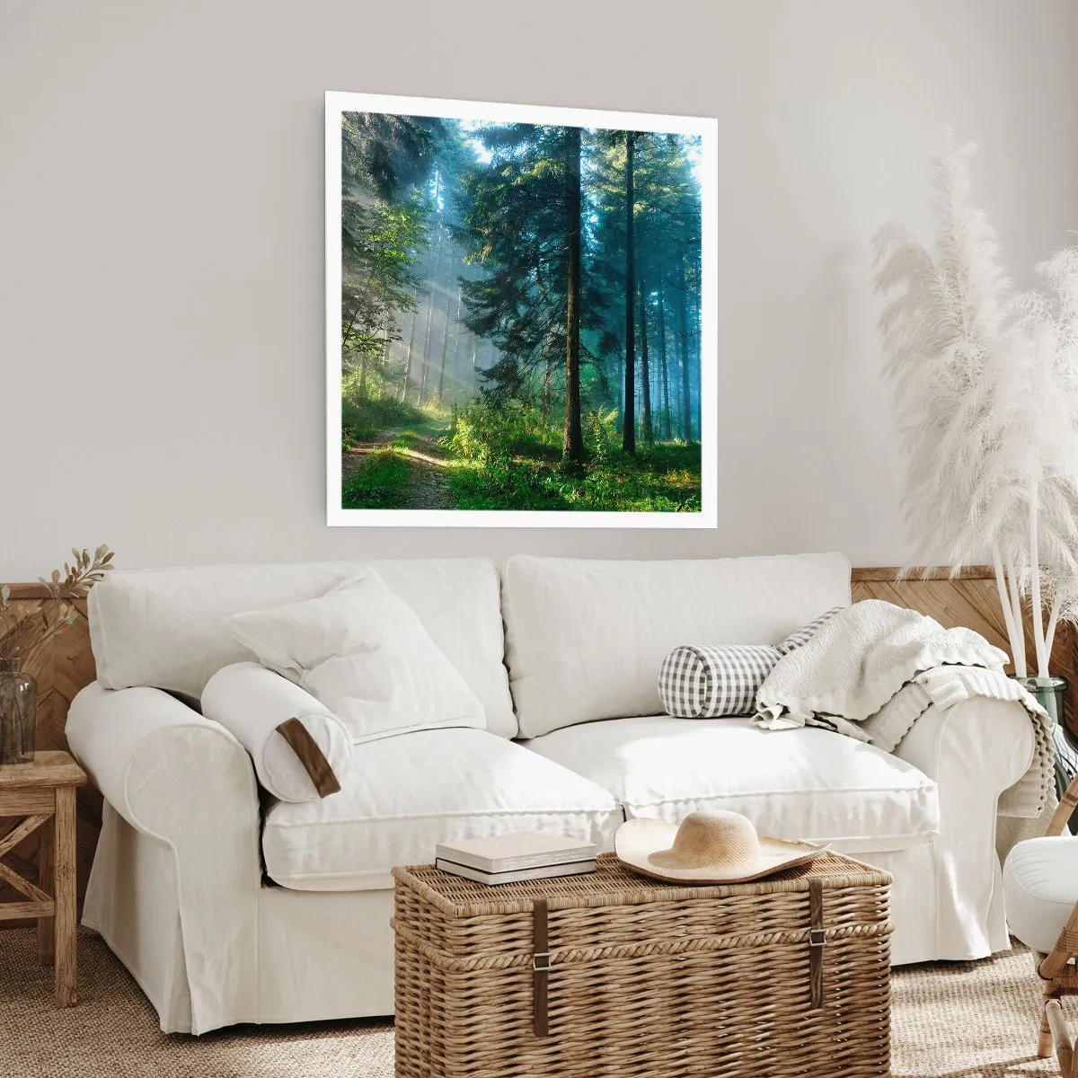 Poster - Strahlend am Morgen - 50x50 cm