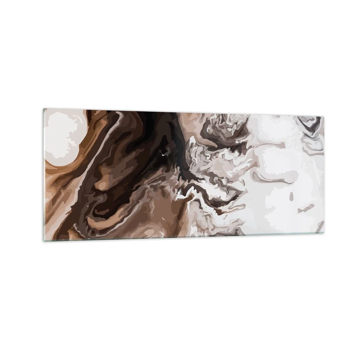 Glasbild - Bild auf glas - Farbkontrast - 100x40 cm