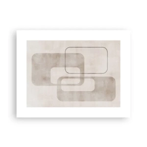 Poster - Geometrische Fuge - 40x30 cm