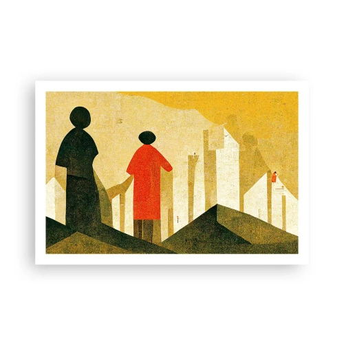 Poster - Es ist noch ein langer Weg - 91x61 cm