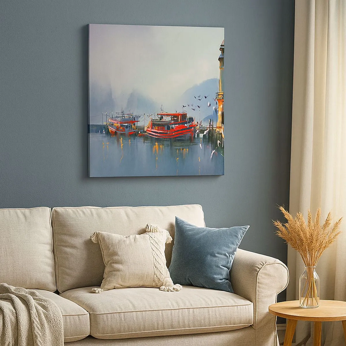 Bild auf Leinwand - Leinwandbild - Am Ende der Welt - 30x30 cm