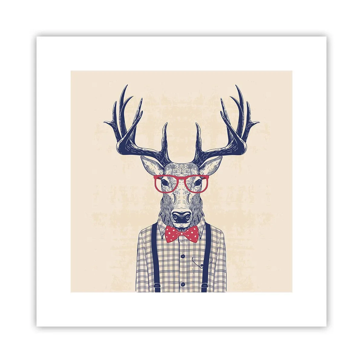 Poster - Eine lustige Extravaganz - 30x30 cm