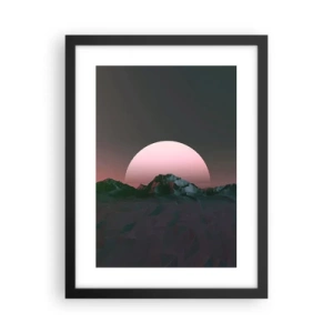 Poster in einem schwarzem Rahmen - In einer Nachbargalaxie - 30x40 cm