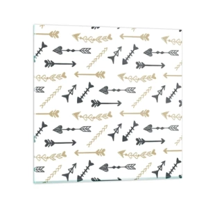 Glasbild - Bild auf glas - Der Traum des Bogenschützen - 70x70 cm