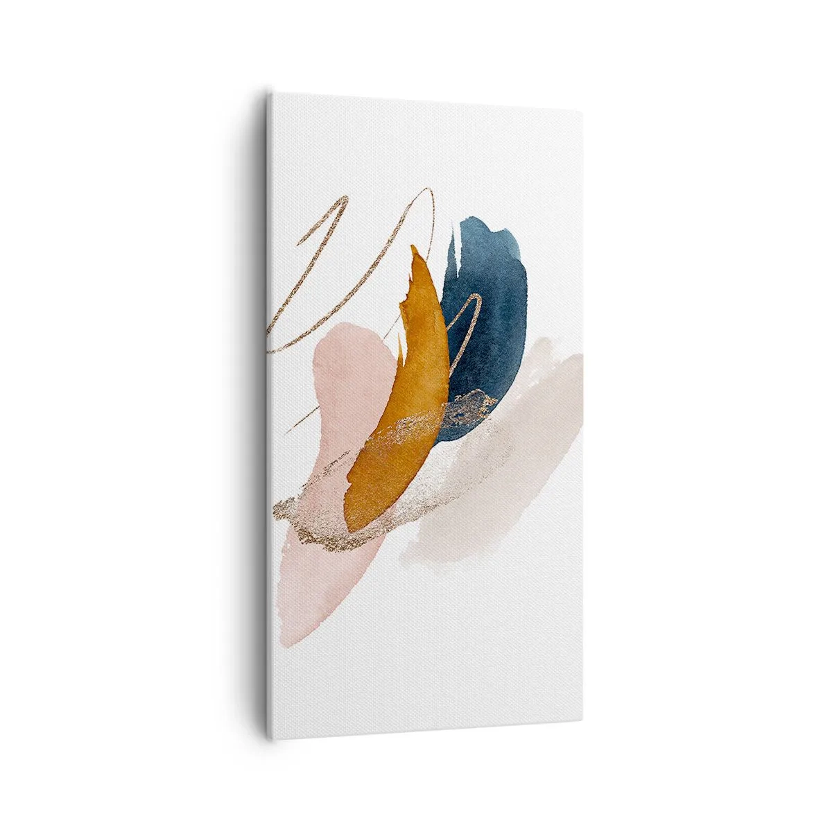 Bild auf Leinwand - Leinwandbild - Geflügelte Komposition - 55x100 cm