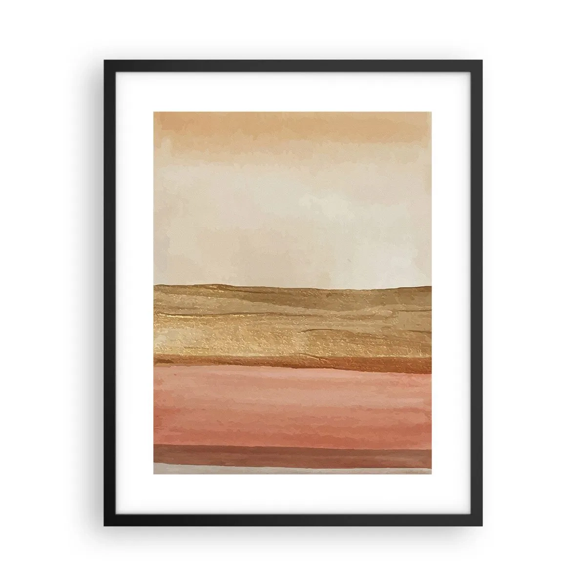 Poster in einem schwarzem Rahmen - Vertikale Komposition - 40x50 cm