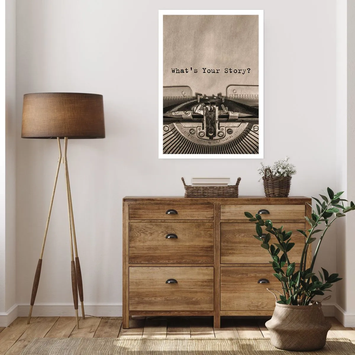 Poster - Erzähl es mir - 30x40 cm