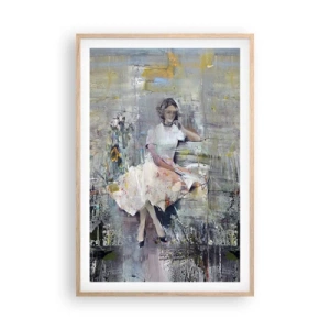 Poster in einem Rahmen aus heller Eiche - Klassisch und modern - 61x91 cm