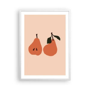 Poster in einem weißen Rahmen - Pure Süße - 50x70 cm