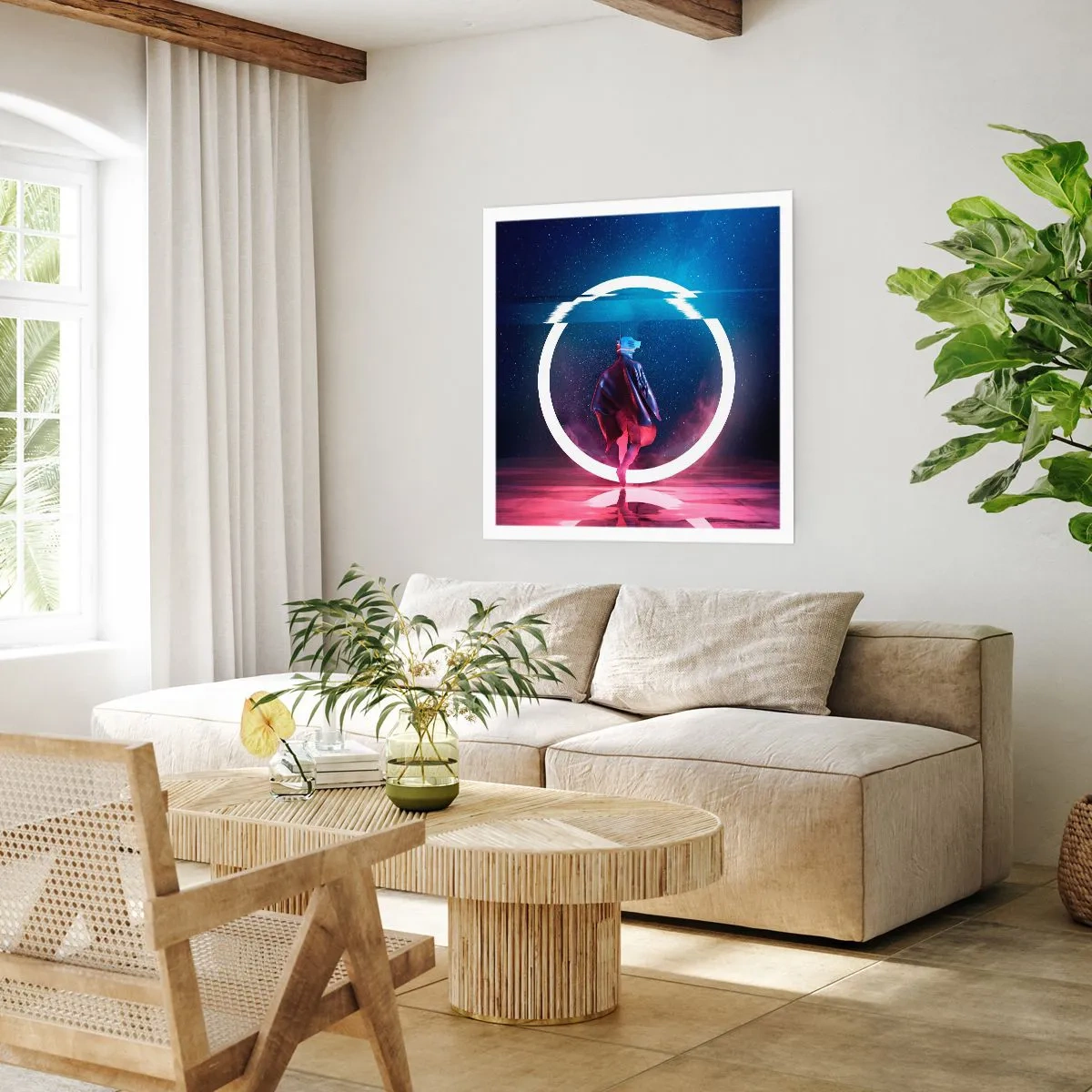 Poster - Zwischen den Welten - 60x60 cm