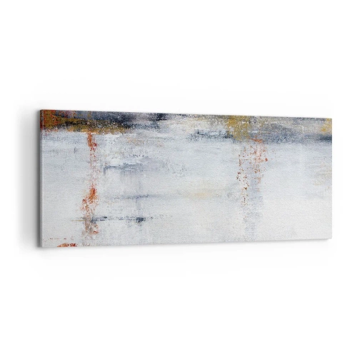 Bild auf Leinwand - Leinwandbild - Hinter dem Luftvorhang - 100x40 cm