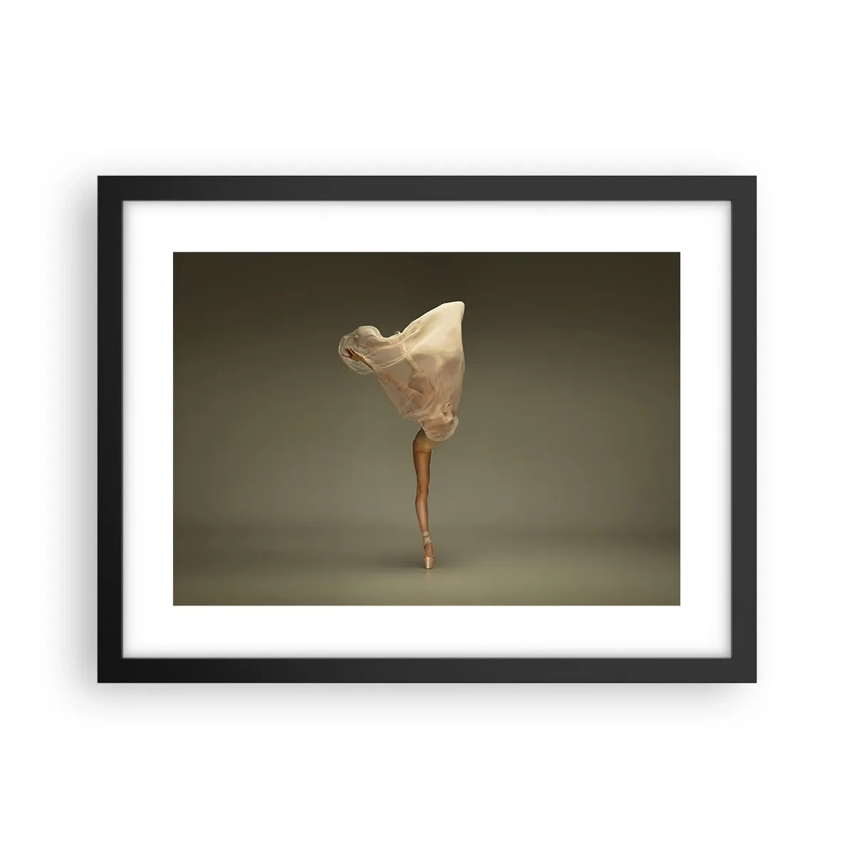 Poster in einem schwarzem Rahmen - Es wird bald auffliegen - 40x30 cm