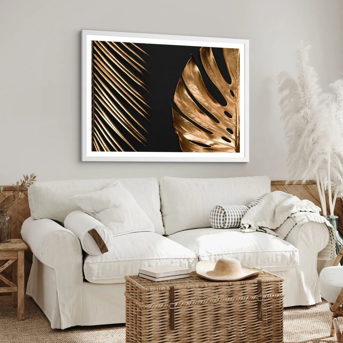 Poster in einem weißen Rahmen - Anders und genauso teuer - 50x40 cm