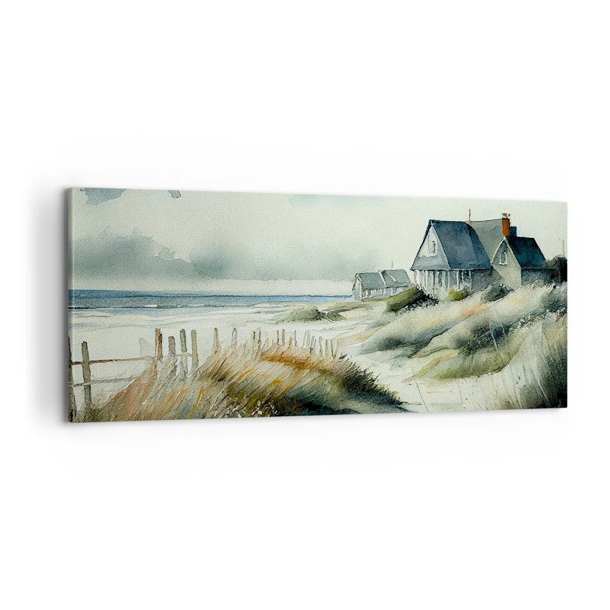 Bild auf Leinwand - Leinwandbild - Abseits vom Trubel - 100x40 cm