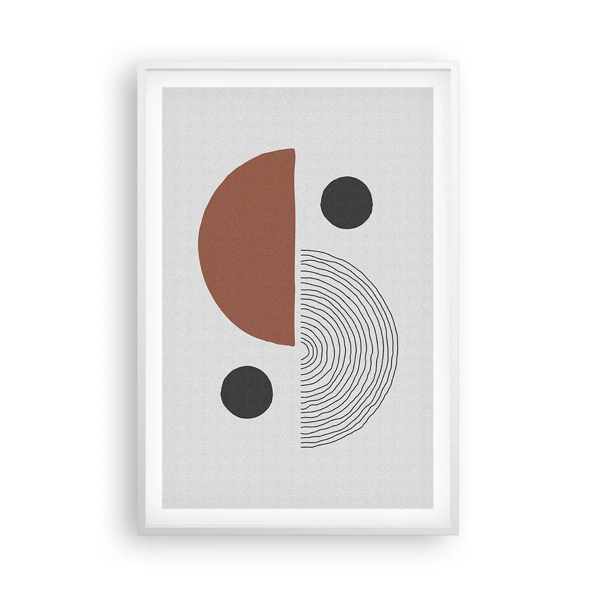 Poster in einem weißen Rahmen - Perfektion des Rades - 61x91 cm