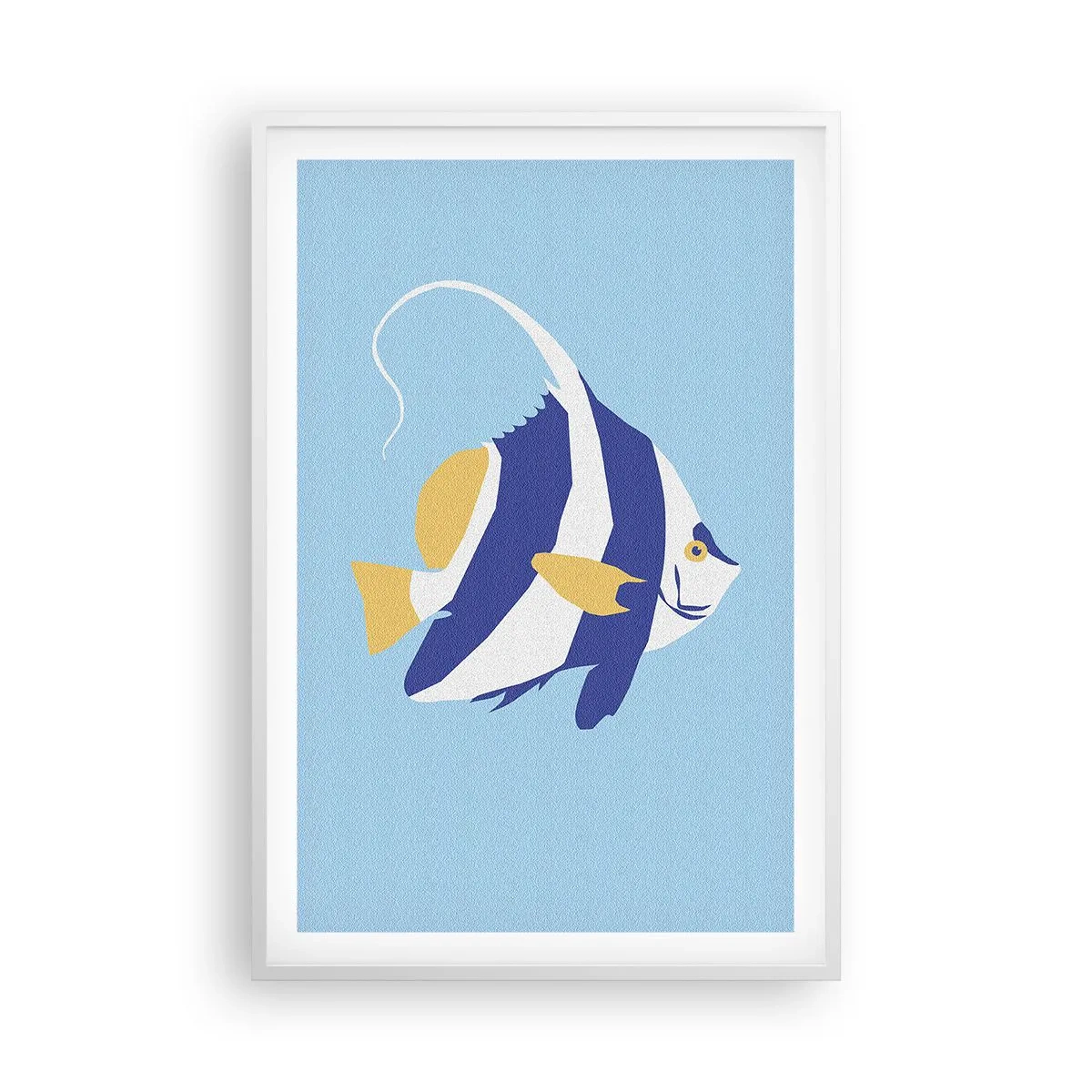 Poster in einem weißen Rahmen - Vermisse tropische Gewässer - 61x91 cm