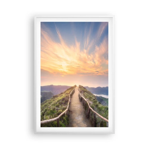 Poster in einem weißen Rahmen - Nah am Himmel - 61x91 cm