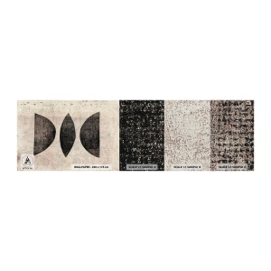 Fototapeten Muster Premium Canvas - Ethnische Abstraktion - Abstraktion, Stück, Moderne Kunst - 100x30 cm