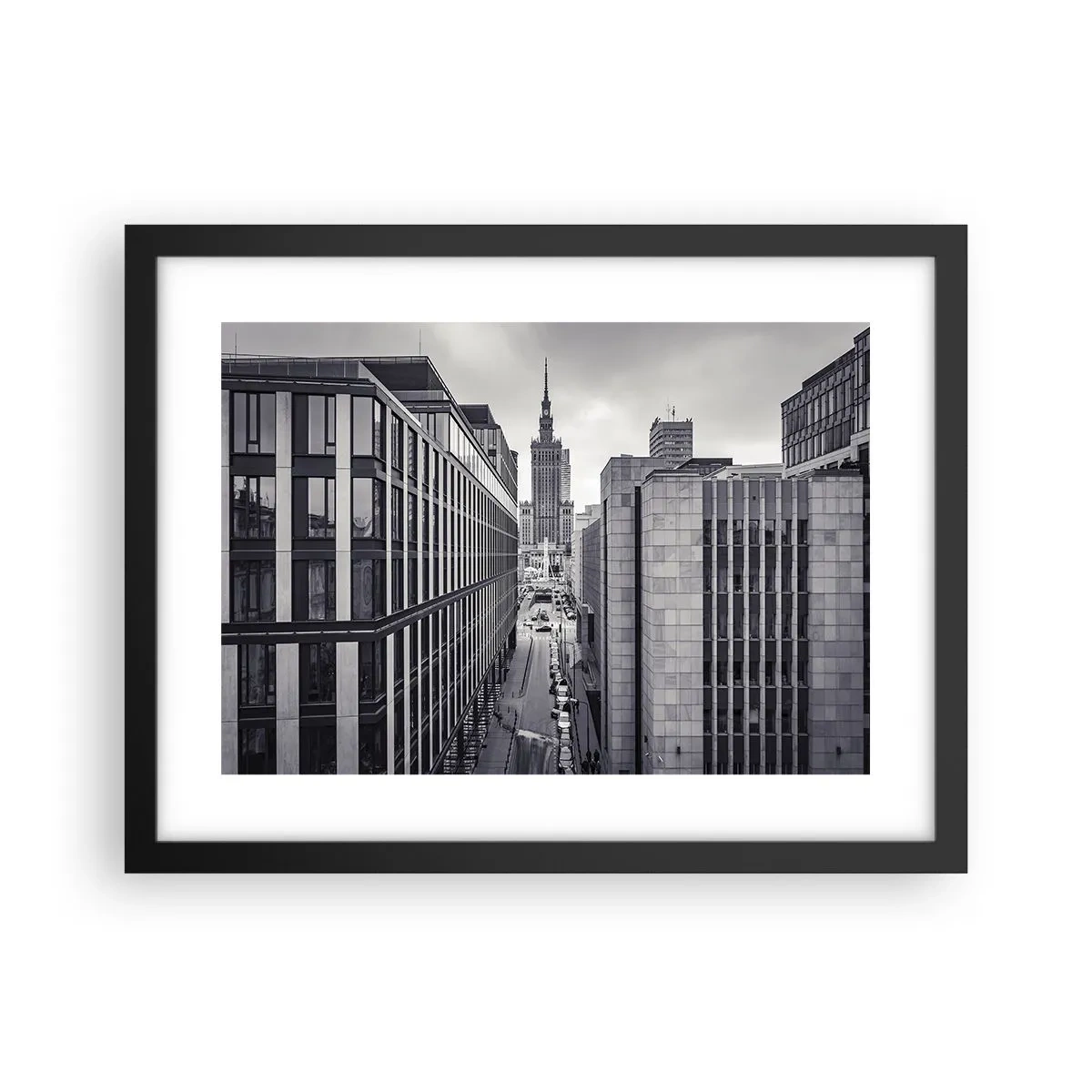 Poster in einem schwarzem Rahmen - Warschauer Tal - 40x30 cm