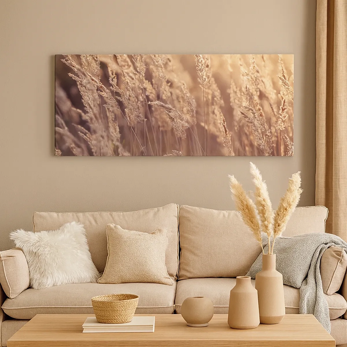 Bild auf Leinwand - Leinwandbild - Bereit, den Herbst willkommen zu heißen - 30x30 cm