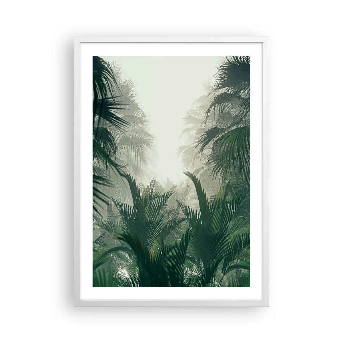 Poster in einem weißen Rahmen - Tropisches Geheimnis - 50x70 cm
