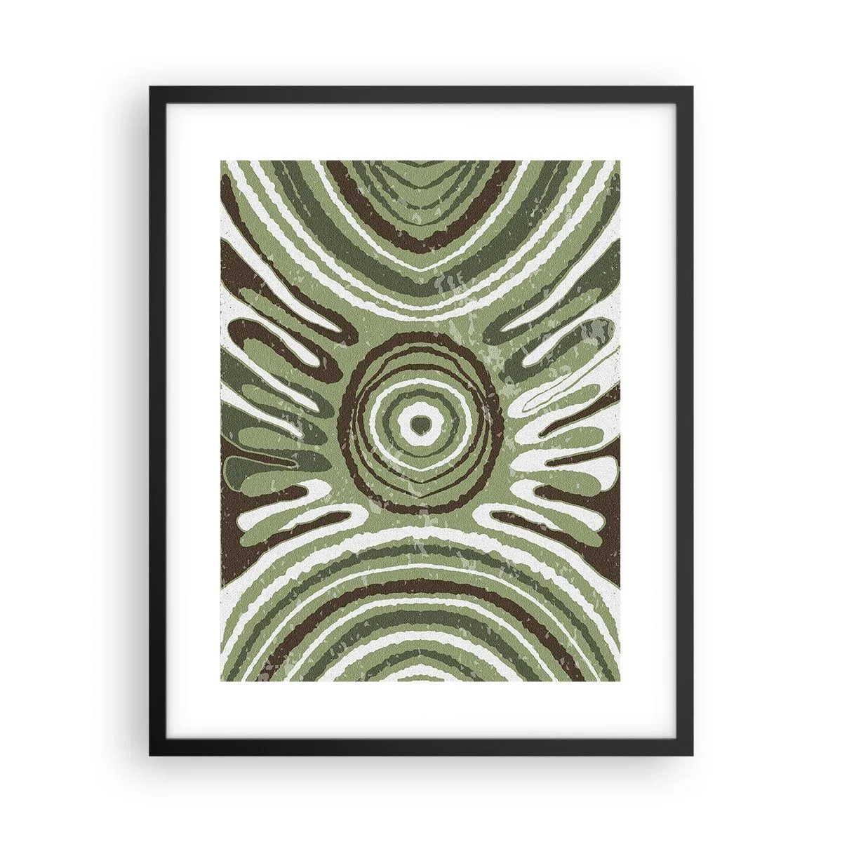 Poster in einem schwarzem Rahmen - Explosion von Emotionen - 40x50 cm