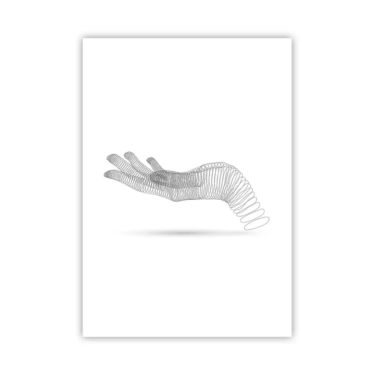 Poster - Federnde Hand - 70x100 cm