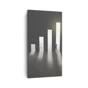 Bild auf Leinwand - Leinwandbild - Erfolg – ​​Impression - 45x80 cm