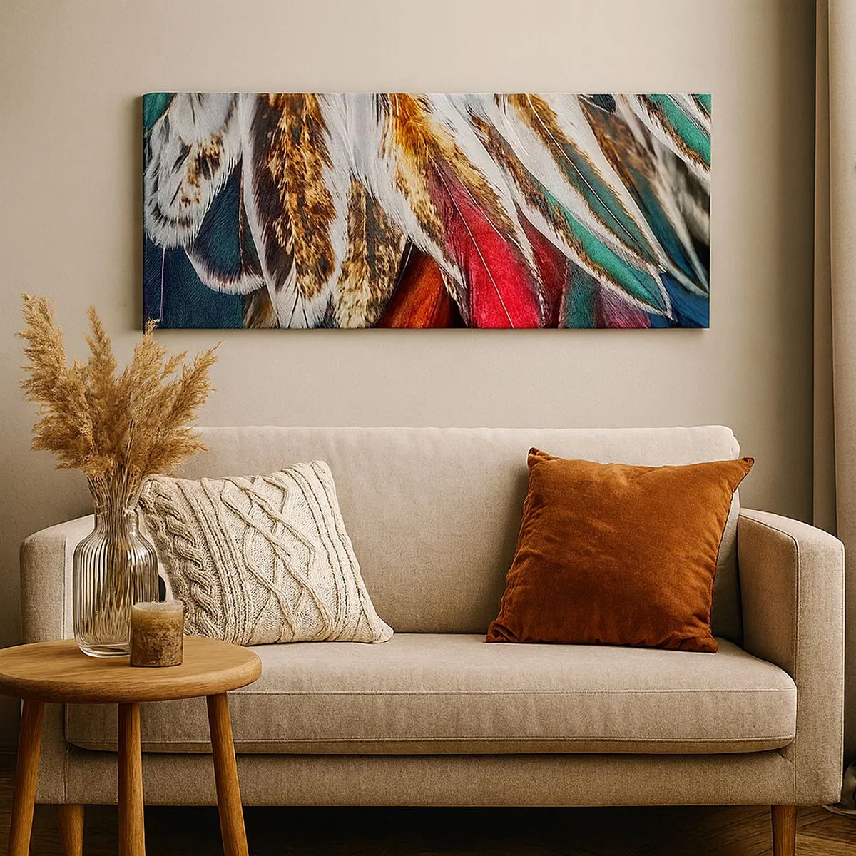 Bild auf Leinwand - Leinwandbild - Geheimnisse des Fliegens - 100x40 cm