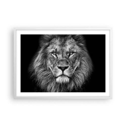 Poster in einem weißen Rahmen - Im Krönungsgewand - 70x50 cm