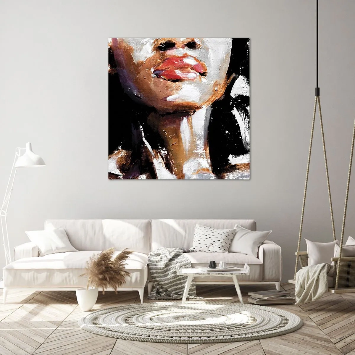 Bild auf Leinwand - Leinwandbild - Stolz ohne Vorurteile - 50x50 cm