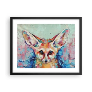 Poster in einem schwarzem Rahmen - Bist du bereit für mich? - 50x40 cm