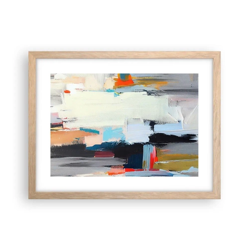 Poster in einem Rahmen aus heller Eiche - Gibt es eine Methode? - 40x30 cm