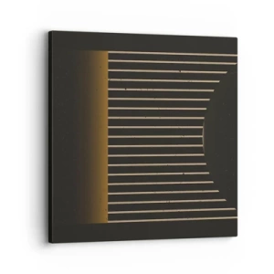 Bild auf Leinwand - Leinwandbild - Die Dunkelheit erkunden - 30x30 cm