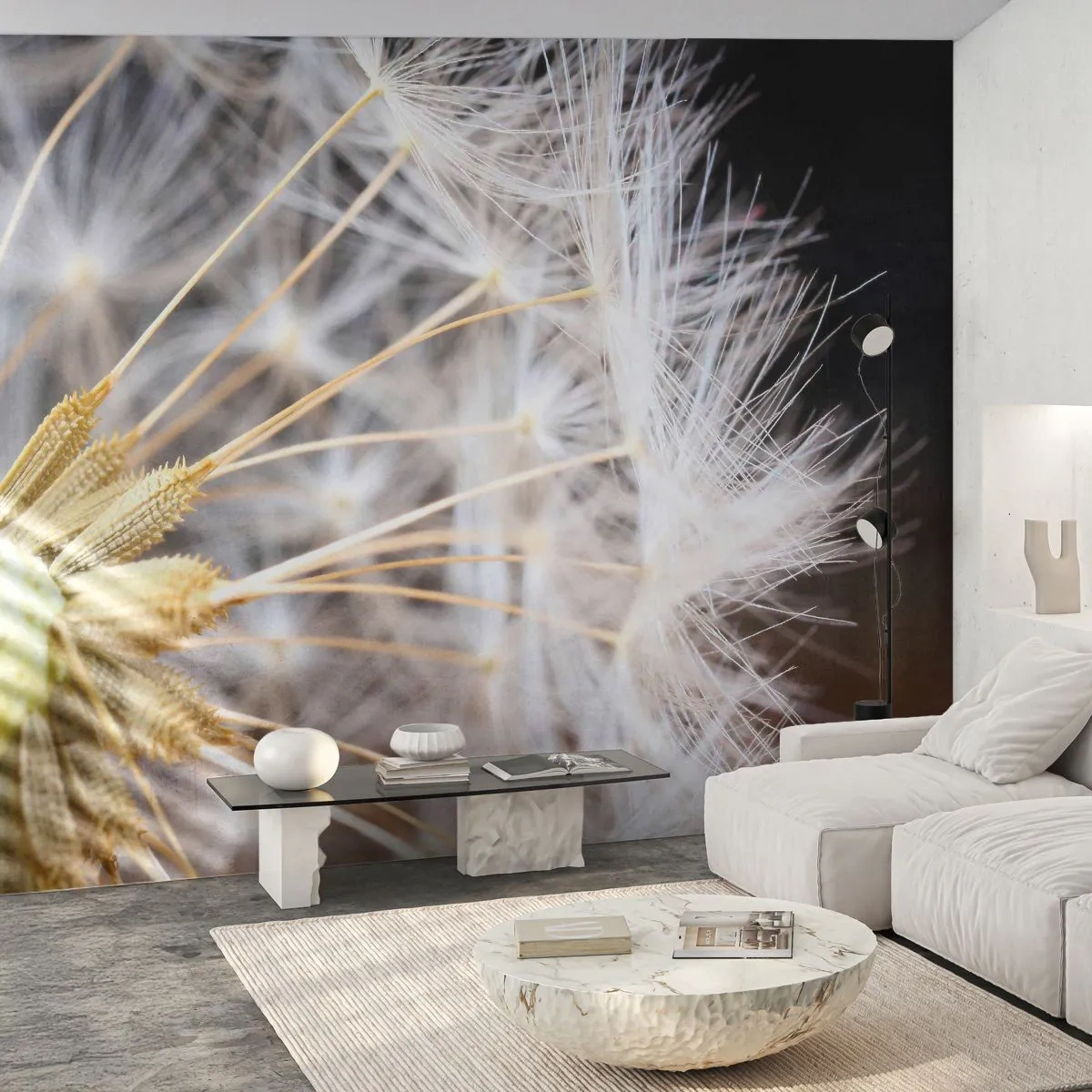 Fototapete Premium Sand - Kurz vor dem Abflug - Blume, Anlage, Natur - 500x350 cm