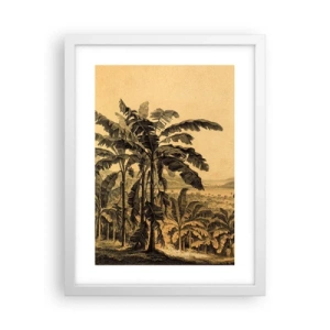 Poster in einem weißen Rahmen - in einem kolonialen Klima - 30x40 cm