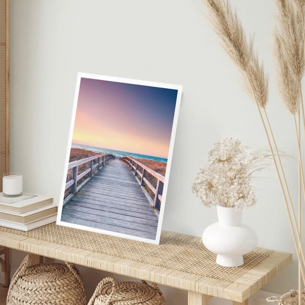 Poster - Baltische Abend-Aurora - 40x50 cm