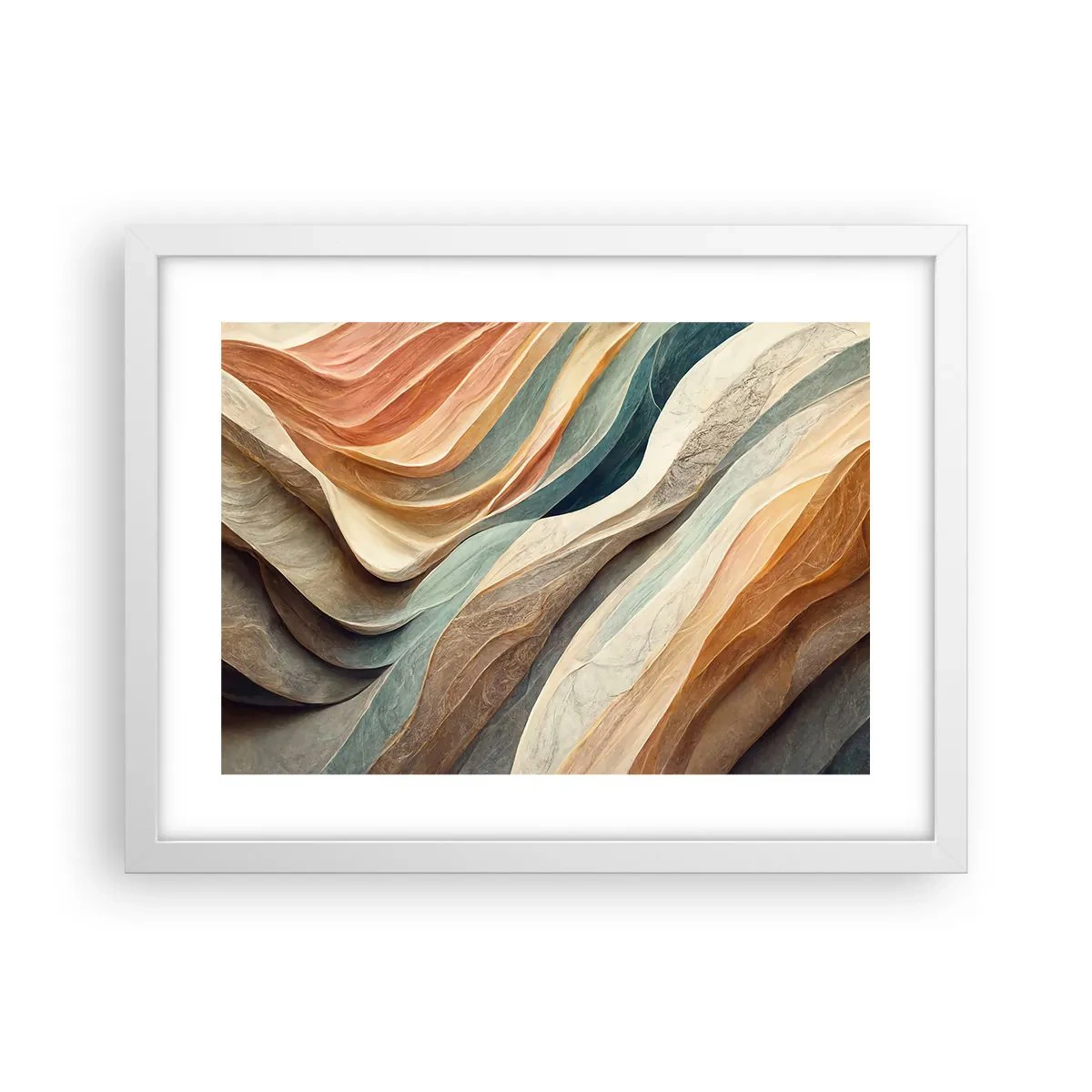 Poster in einem weißen Rahmen - Moment vor der Veränderung - 40x30 cm