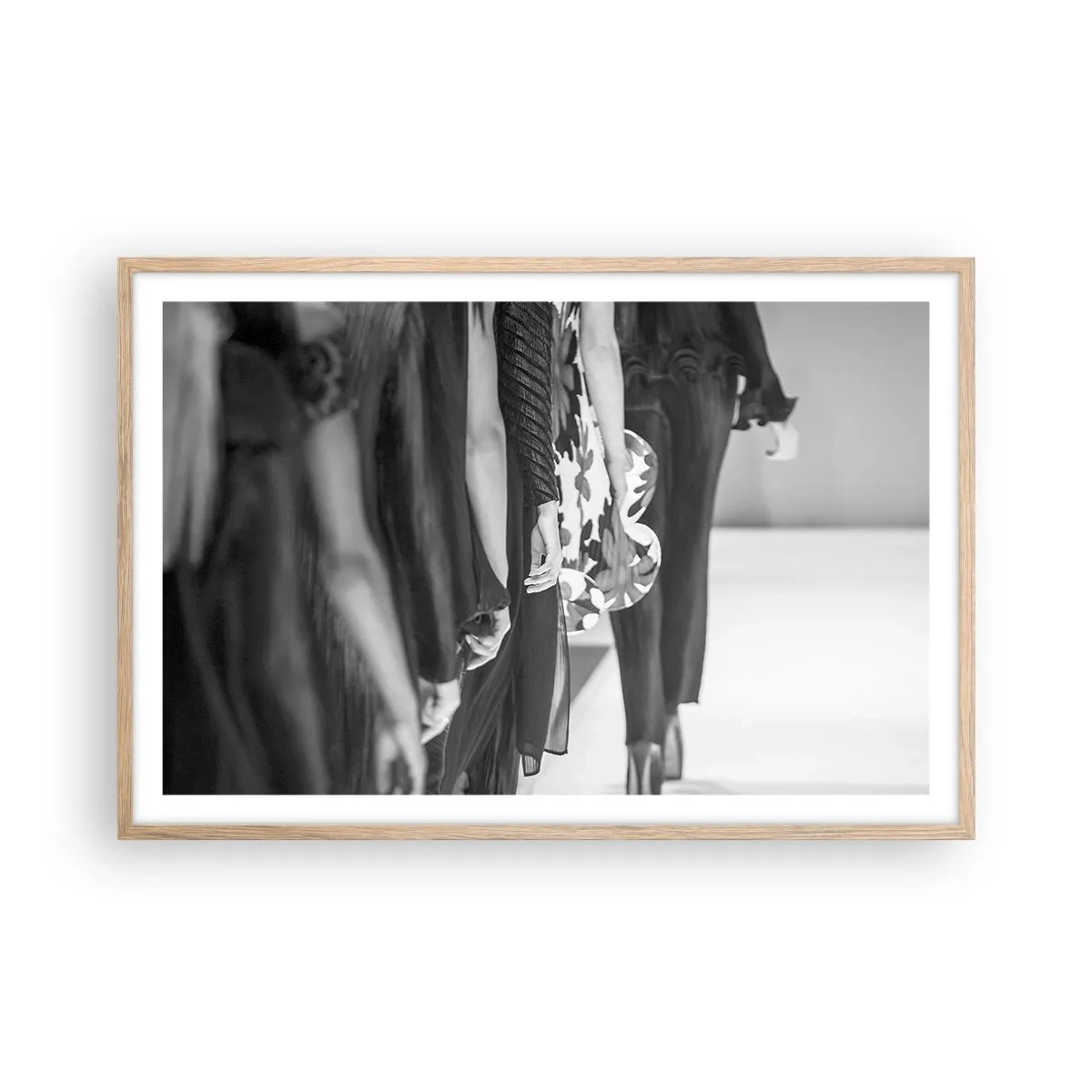 Poster in einem Rahmen aus heller Eiche - Eine stilvolle Parade - 91x61 cm