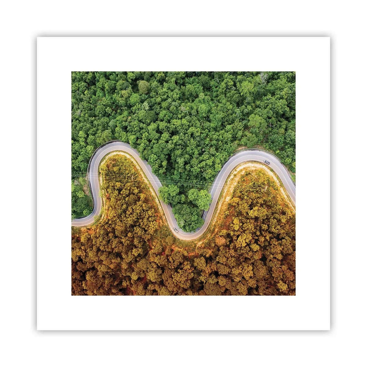 Poster - Grenzen und Durchbrüche - 30x30 cm