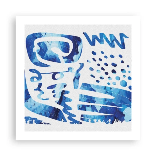 Poster - Zurück zu den Wurzeln - 50x50 cm