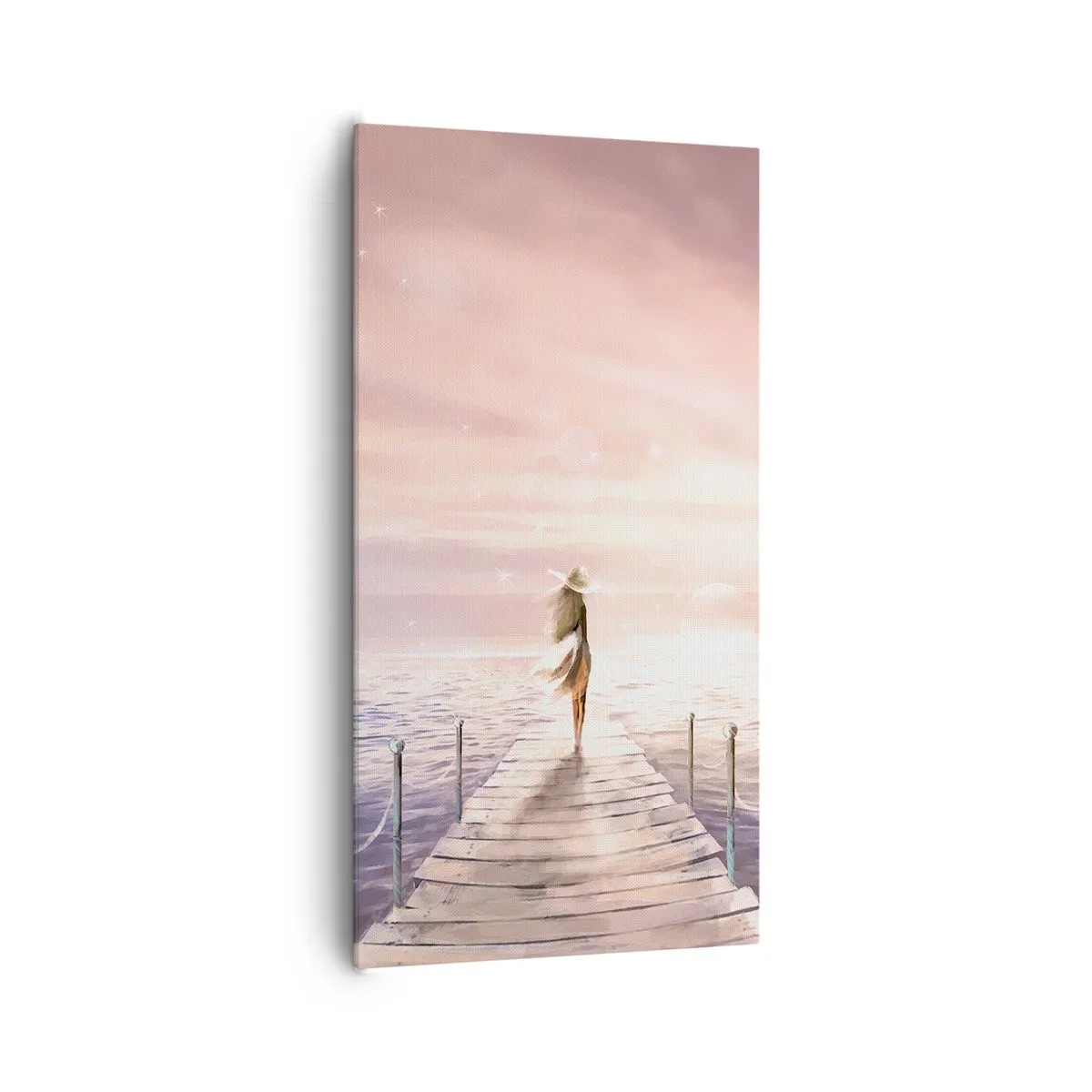 Bild auf Leinwand - Leinwandbild - Im Licht eines Traums - 65x120 cm
