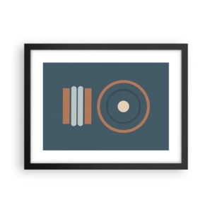 Poster in einem schwarzem Rahmen - Das Wesen der Dinge - 40x30 cm