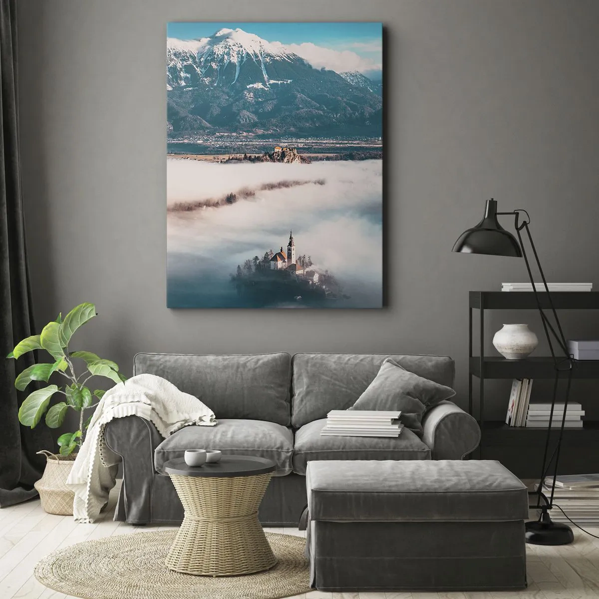 Bild auf Leinwand - Leinwandbild - Der Anfang eines Märchens - 80x120 cm