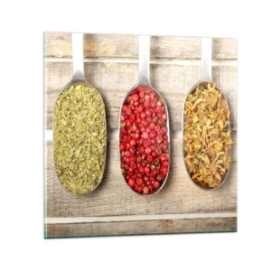 Glasbild - Bild auf glas - Küchenzauber - 30x30 cm