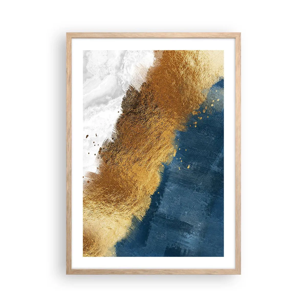 Poster in einem Rahmen aus heller Eiche - Farben des Sommers - 50x70 cm